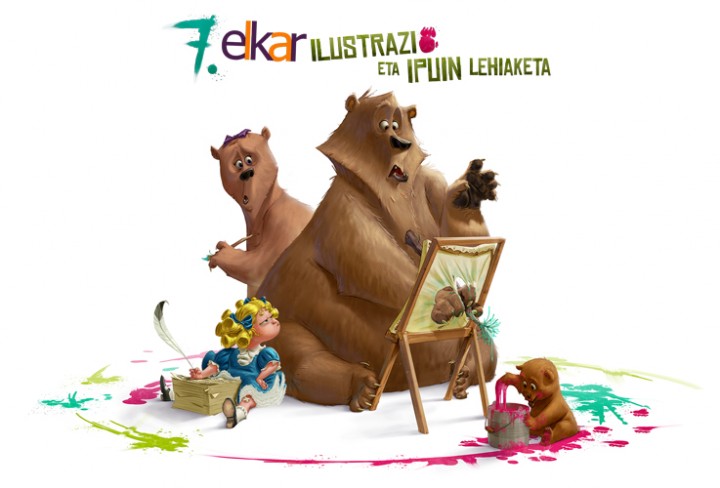 7.  elkar  Ilustrazio  eta  Ipuin  Lehiaketako  tailerra.  Haurrentzako  tailerra.