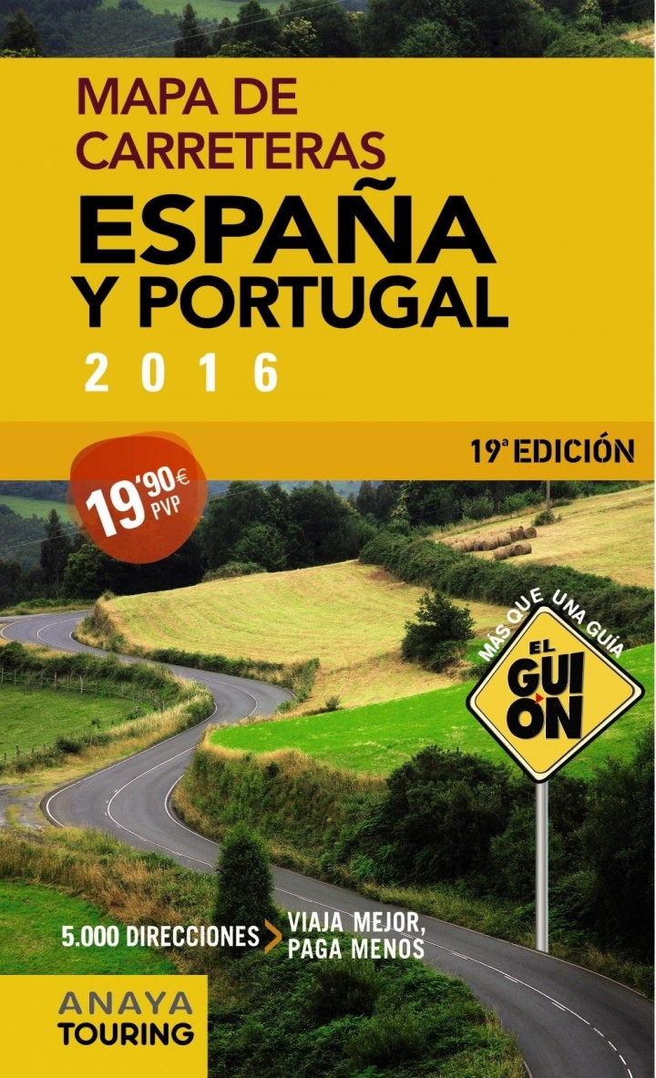 mapa de carreteras españa y portugal