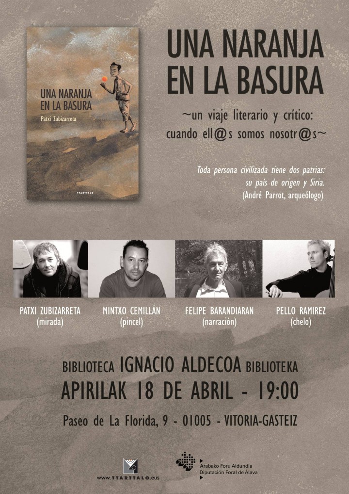 Una  naranja  en  la  basura  -Un  viaje  literario  y  crítico  de  cuando  ell@s  somos  nosotr@s